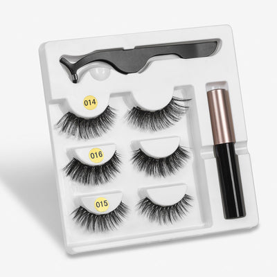 Pair Of False Eyelashes With Magnets