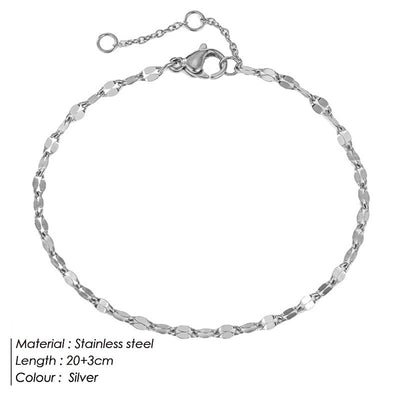 Women's Stainless Steel Anklets