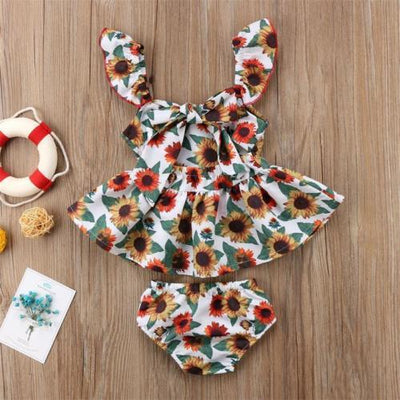 Newborn Kids Girls Clothes Top