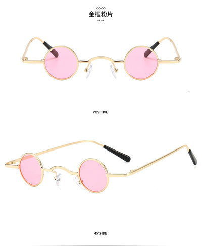 Small Round Frame Retro Sunglasses