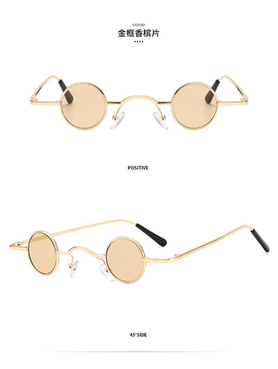 Small Round Frame Retro Sunglasses