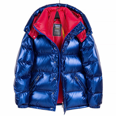 Glossy Down Jacket For Young Couples