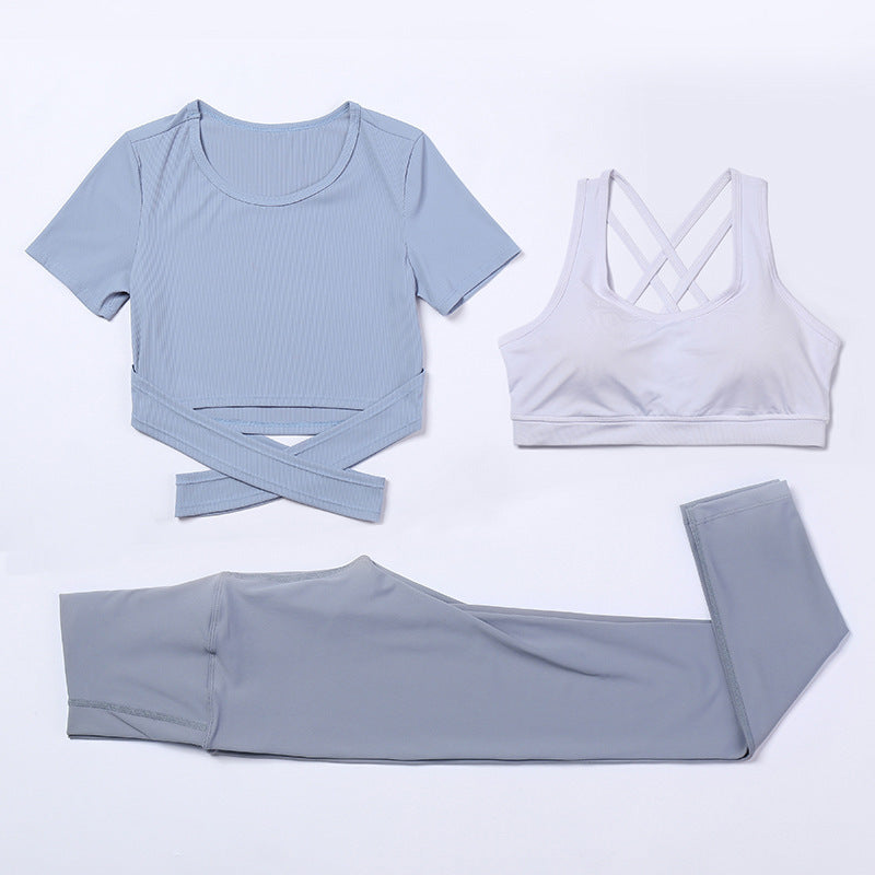 Three-piece speed suit for gym