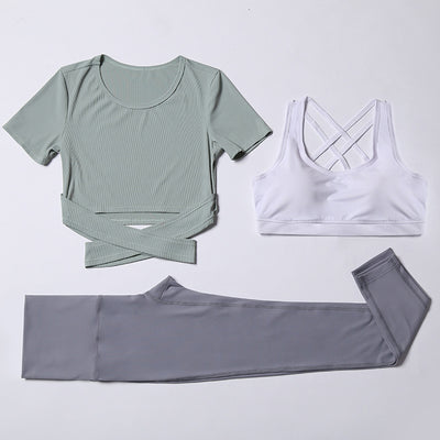 Three-piece speed suit for gym