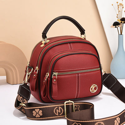 Multi-zipper Design Shoulder Bags