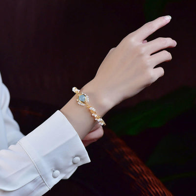 Gold Plating Pearl Bracelet