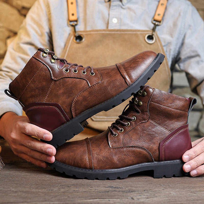 High Top Working Wear Style Boots