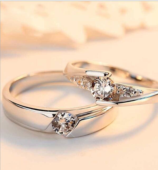 Simulation Diamond Ring Couple Rings