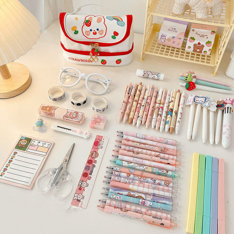 Girls' Multi-layer Pencil Bag