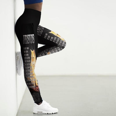 Printed Animal Yoga Pants Gym Wear