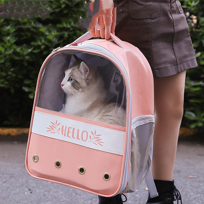 English Macaron Backpack For Pets