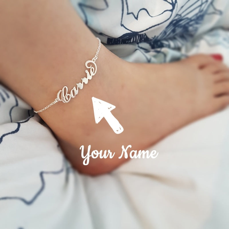 Personalized Custom Name Anklets