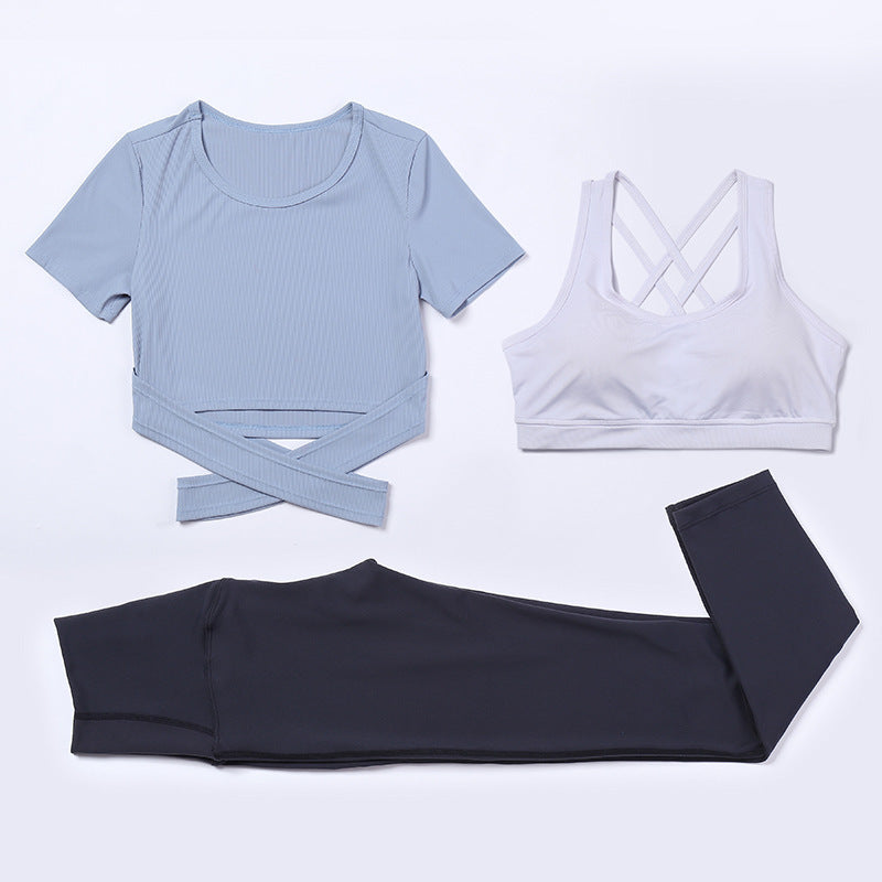 Three-piece speed suit for gym