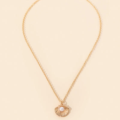 Shell Pearl Necklace For Women