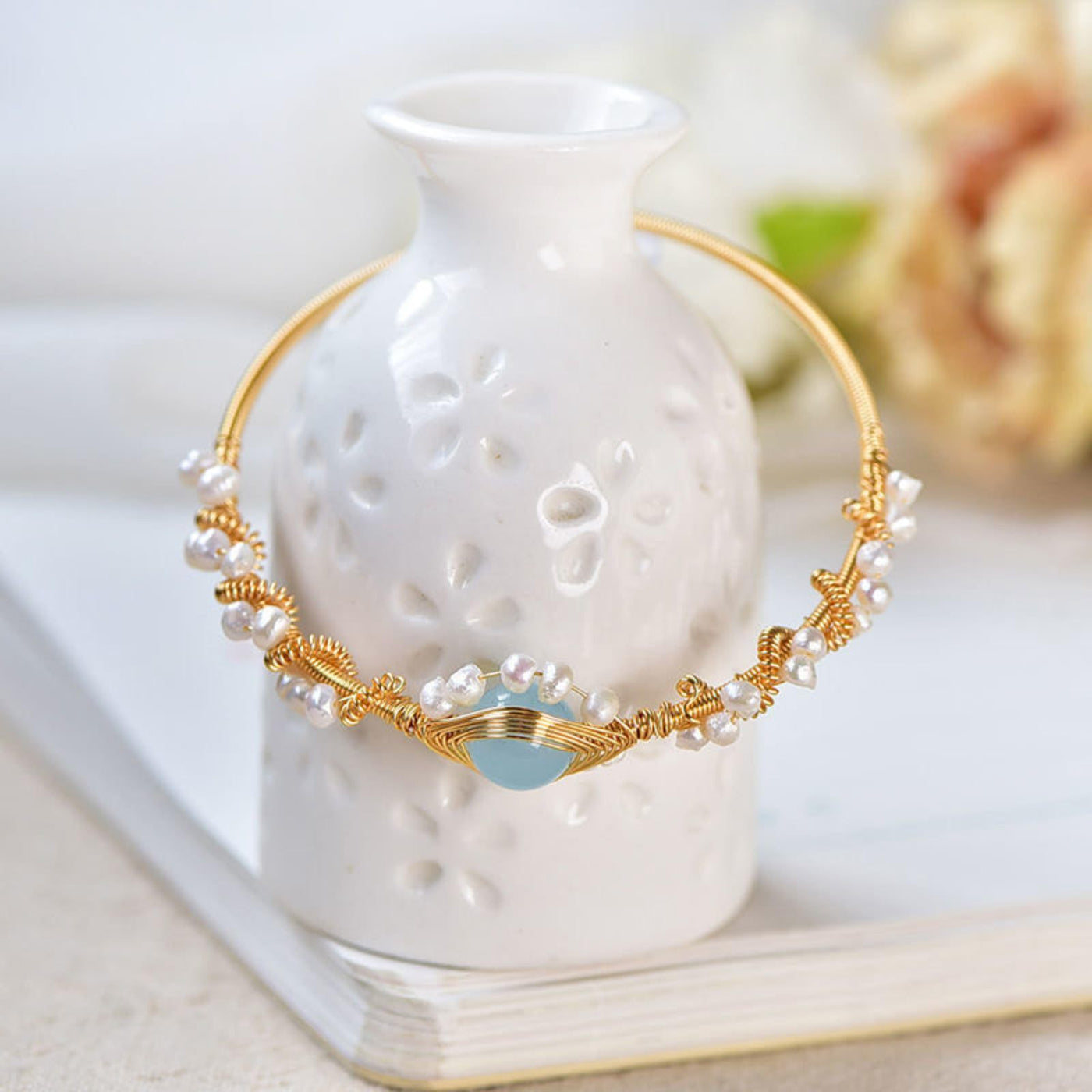 Gold Plating Pearl Bracelet