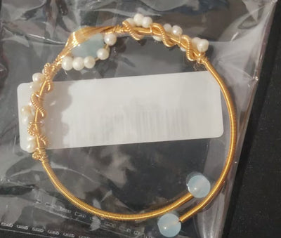 Gold Plating Pearl Bracelet