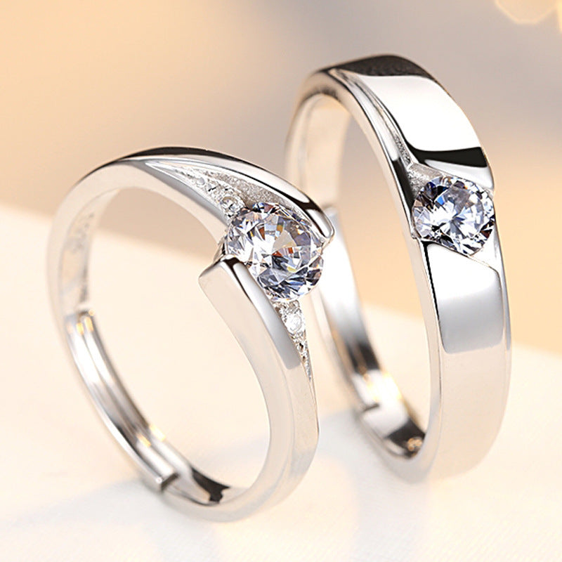 Simulation Diamond Ring Couple Rings