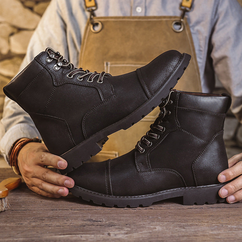 High Top Working Wear Style Boots