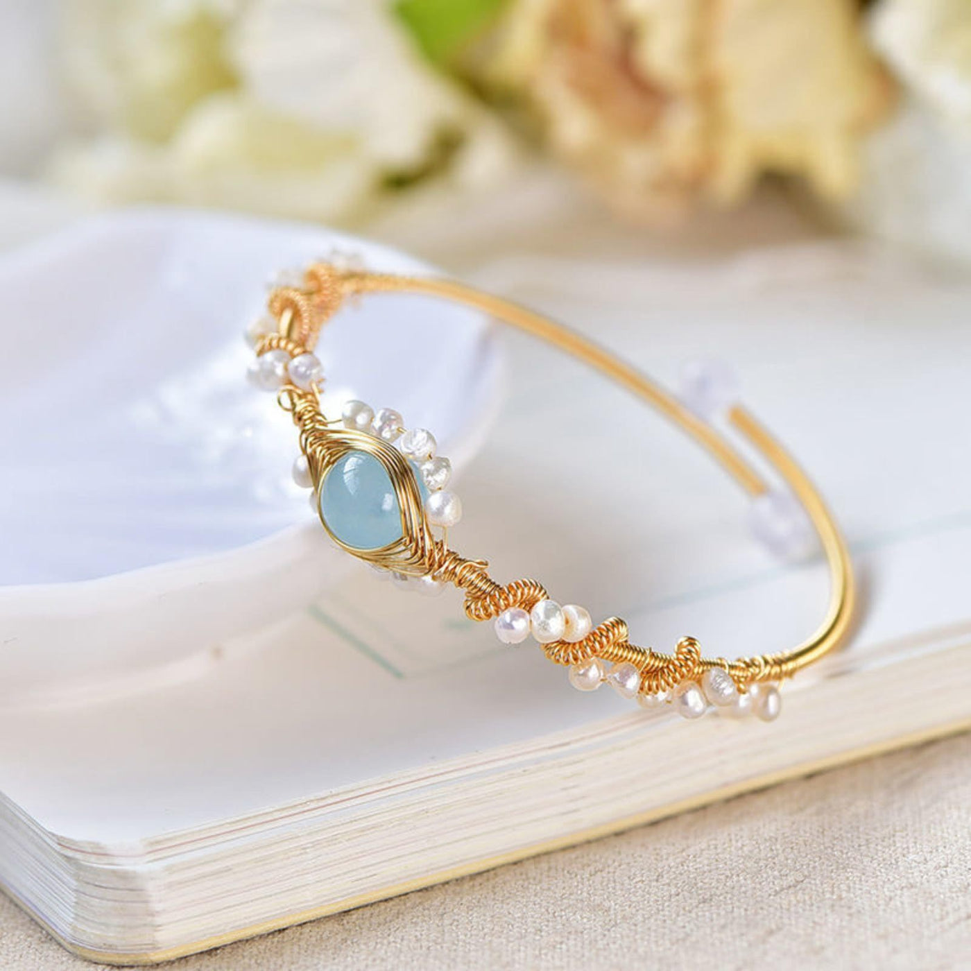 Gold Plating Pearl Bracelet