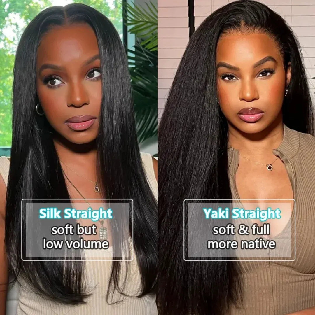 Kinky Straight Lace Front Human Hair Wigs