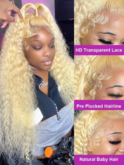 Deep Wave Frontal Lace  Wig