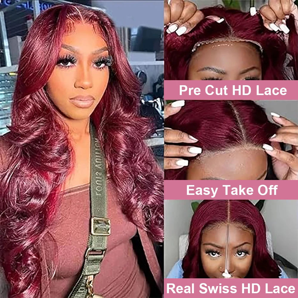 Wig Human Hair Body Wave  Wigs 