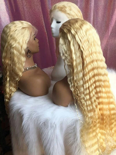 Lace Frontal Wig Blonde Lace Front