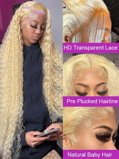 Lace Frontal Wig Blonde Lace Front