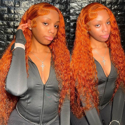 Orange Ginger Loose Deep Wave Wig