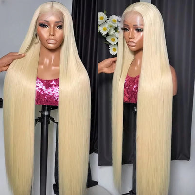 Straight Blonde Lace Front  Hair Wig