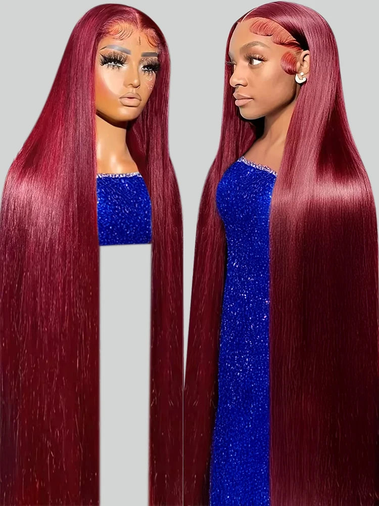 Straight  Lace Front Human Hair Wig