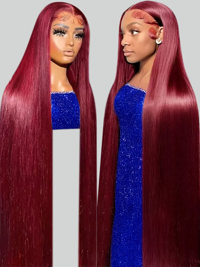 Straight  Lace Front Human Hair Wig