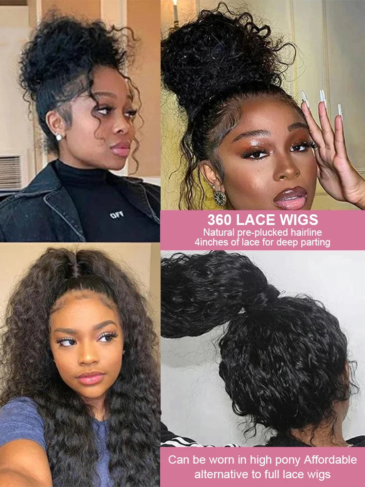 Deep Wave Curly Wigs