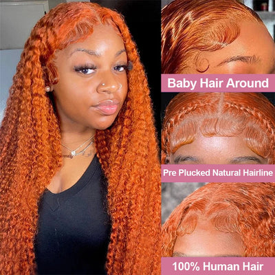 Orange Ginger Loose Deep Wave Wig