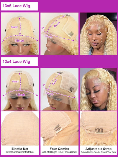 Lace Frontal Wig Blonde Lace Front