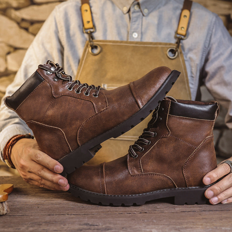 High Top Working Wear Style Boots