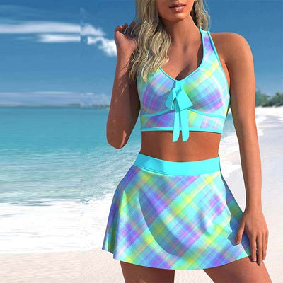 Split Swimwear Skirt Conservative