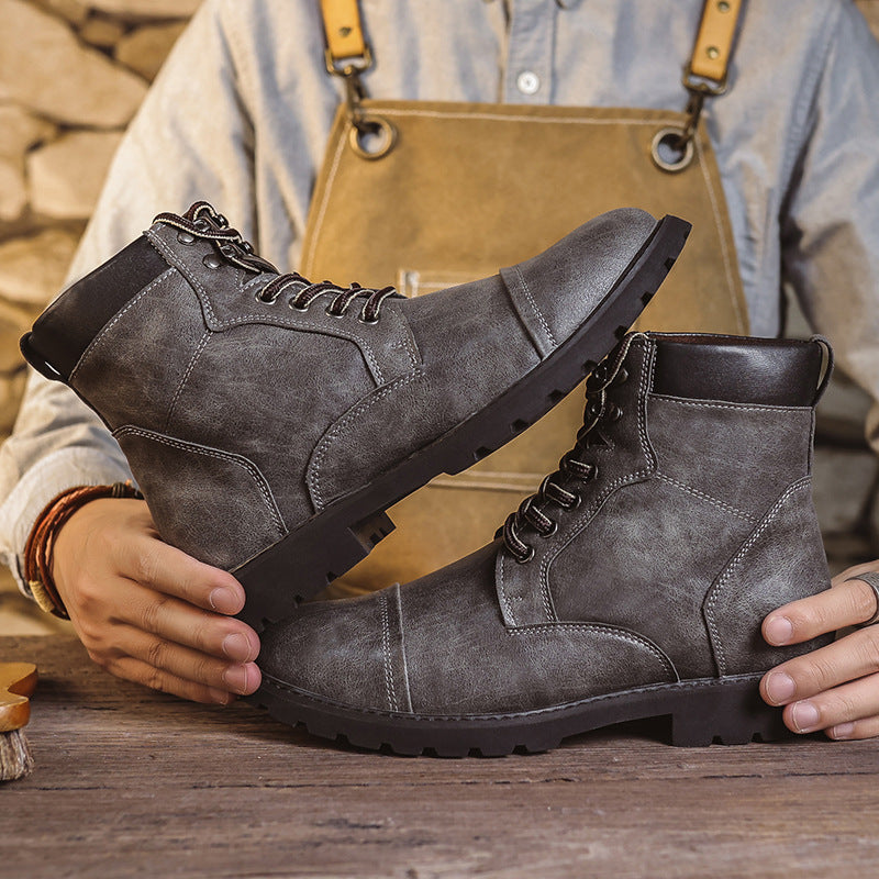 High Top Working Wear Style Boots