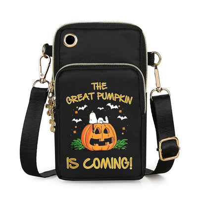 Halloween Pumpkin Pattern Phone Bag