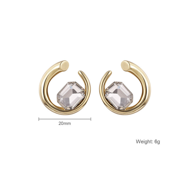 Trendy Niche Irregular Earrings