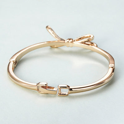 Bows, Rose Gold Alloy Bracelets