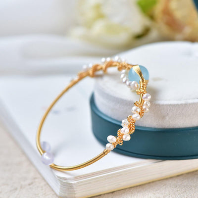 Gold Plating Pearl Bracelet