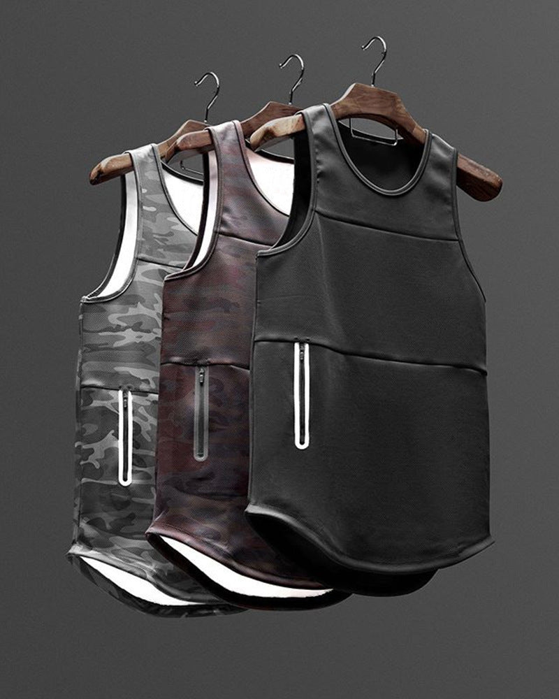 Mens Sports Vest Summer Quick Drying