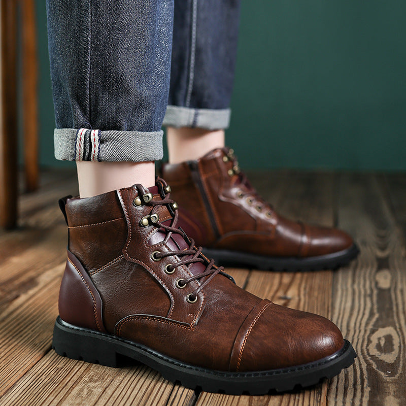 High Top Working Wear Style Boots