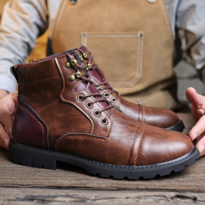 High Top Working Wear Style Boots